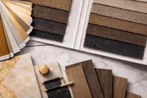 interior design project material samples