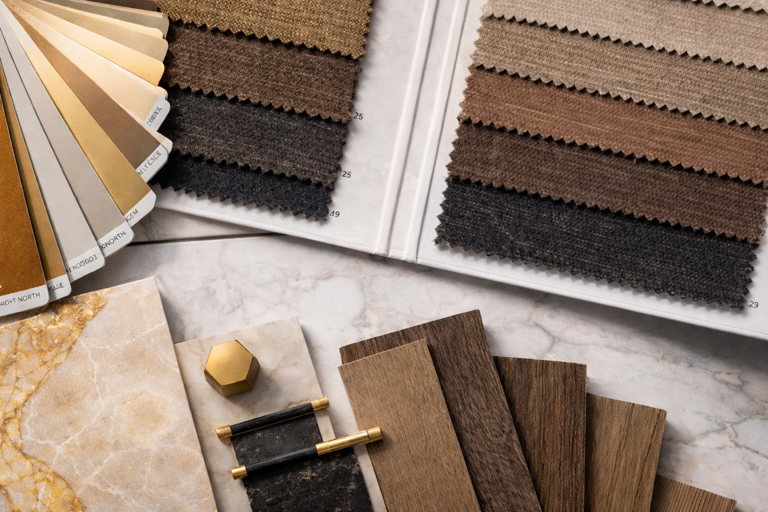 interior design project material samples