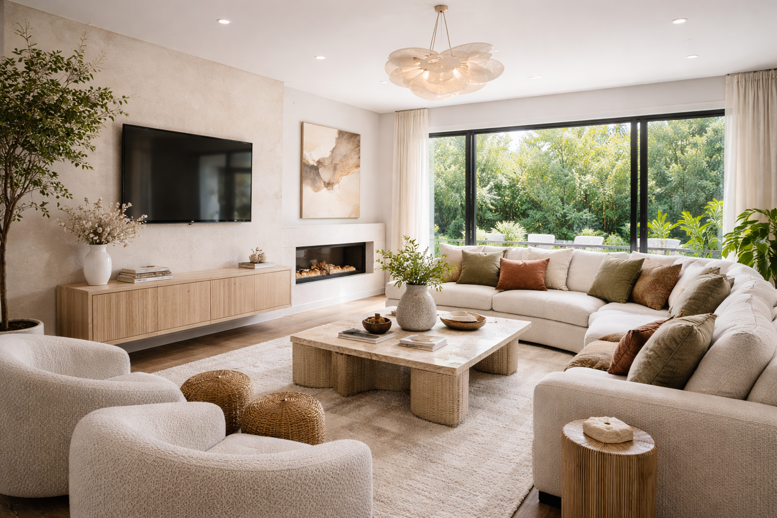 Orginic Luxe living room
