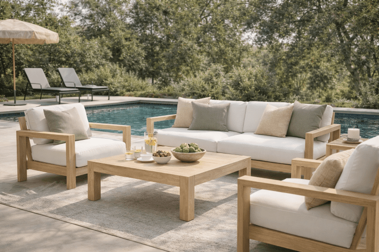 Organic Luxe Outdoor Staging