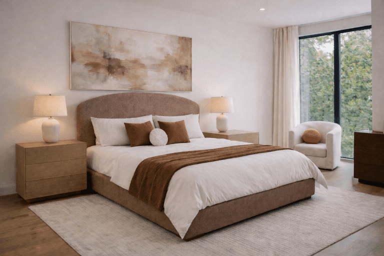 Soft Contemporary primary suite