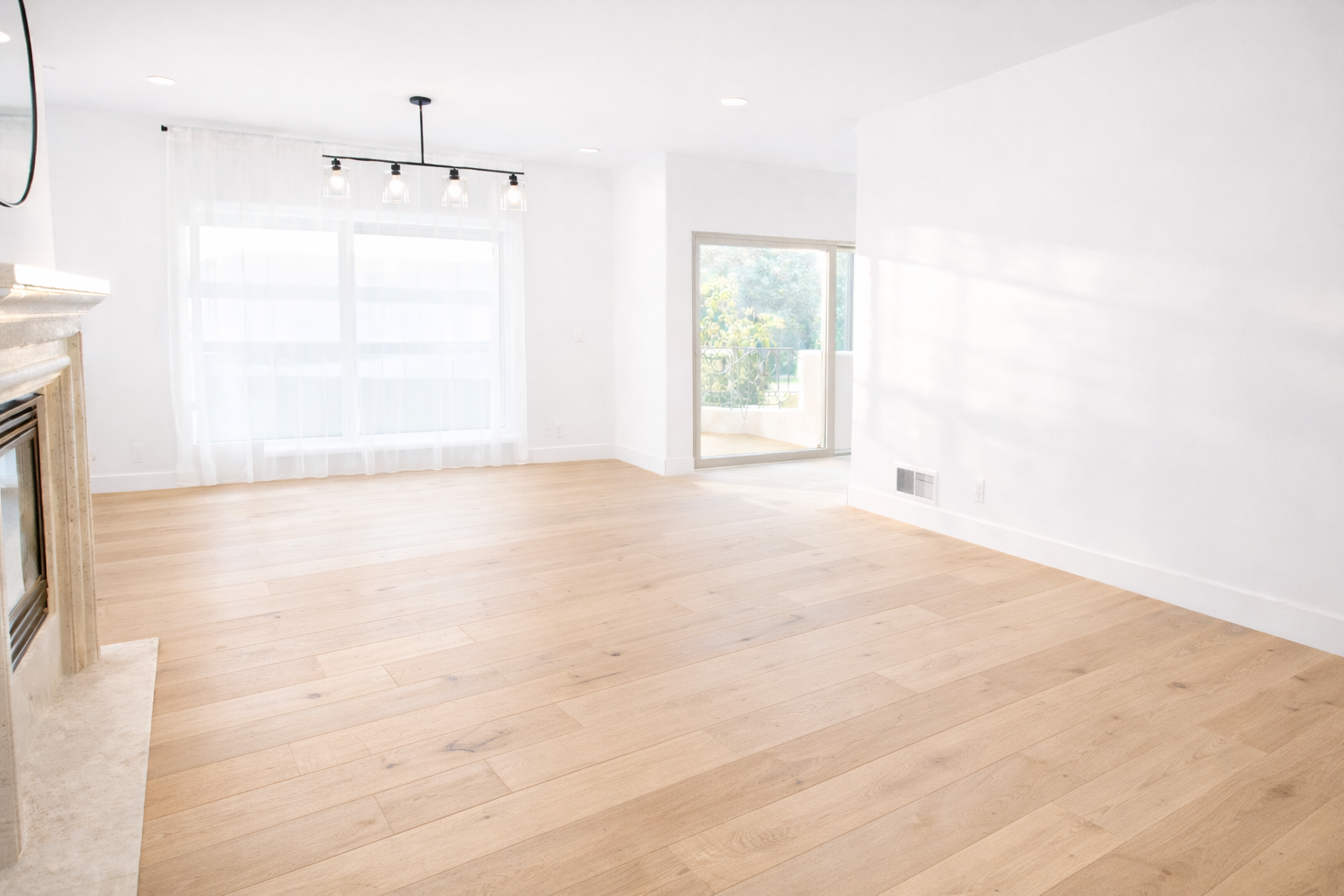 West LA Luxury Condo Living Space Before