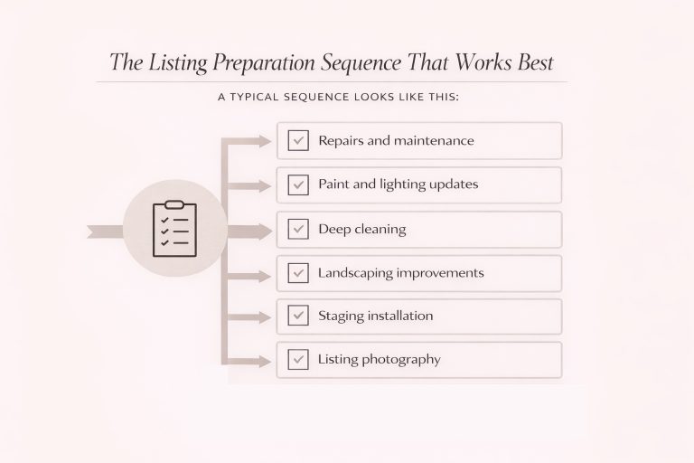 Ideal Listing Preparation Sequence