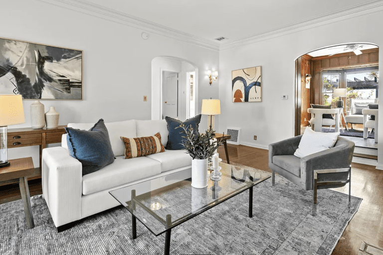 Silver Lake Living Room After Staging
