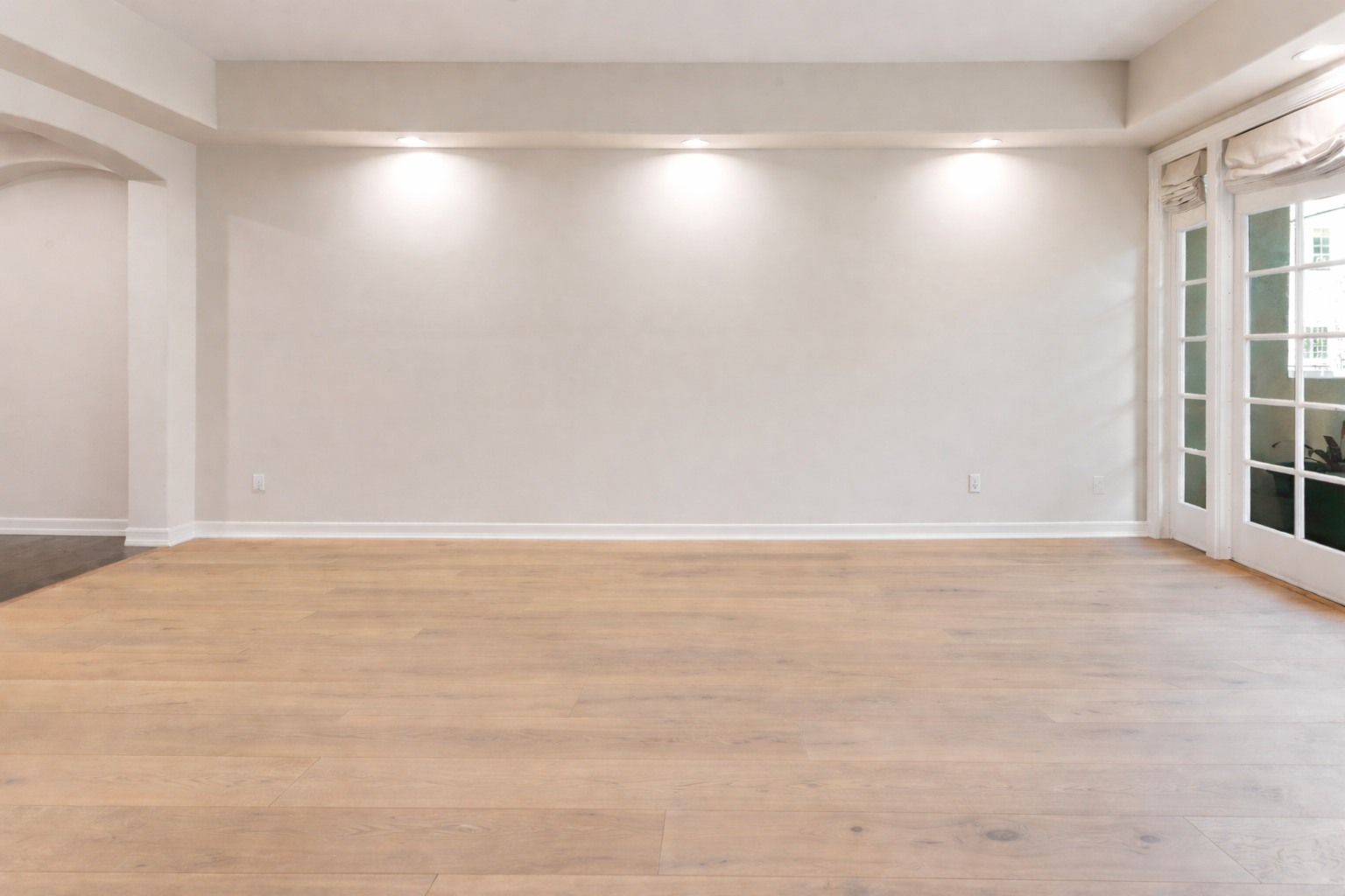 Vacant Brentwood Home Living Room Before