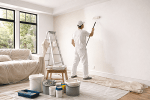 Paint prep before staging