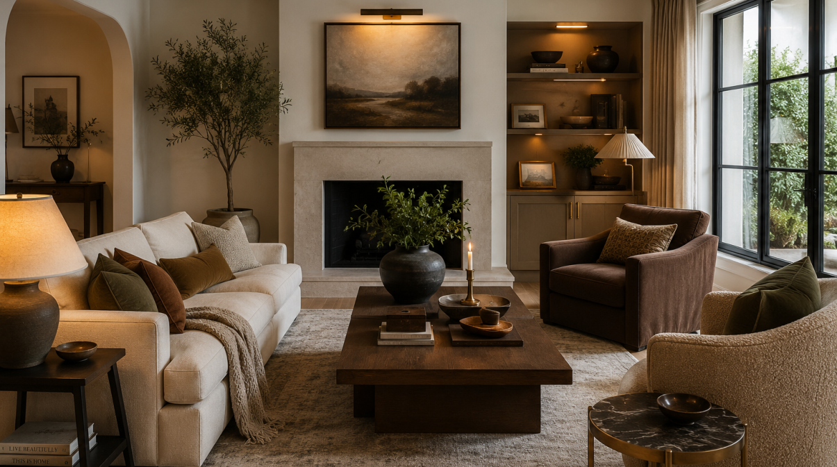 Why Warm, Lived-In Luxury Is Replacing All-White Interiors in 2026