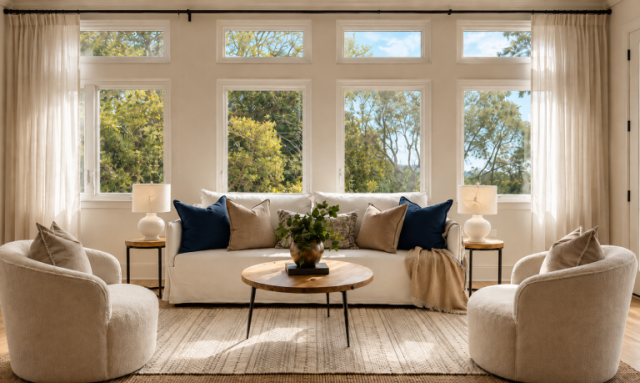Malibu Transitional Mediterranean Primary Suite Home Staging - KMW Interiors Malibu Transitional Mediterranean Primary Suite Home Staging - KMW Interiors
