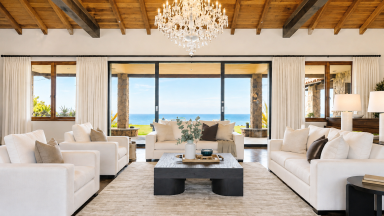 Pacific View Living Room KMW Interiors