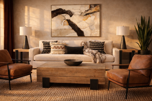 Malibu Modern Organic Living Room Interior Design - KMW Interiors Malibu Modern Organic Living Room Interior Design - KMW Interiors