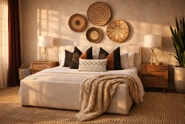 Malibu Modern Organic Primary Suite Interior Design - KMW Interiors Malibu Modern Organic Primary Suite Interior Design - KMW Interiors